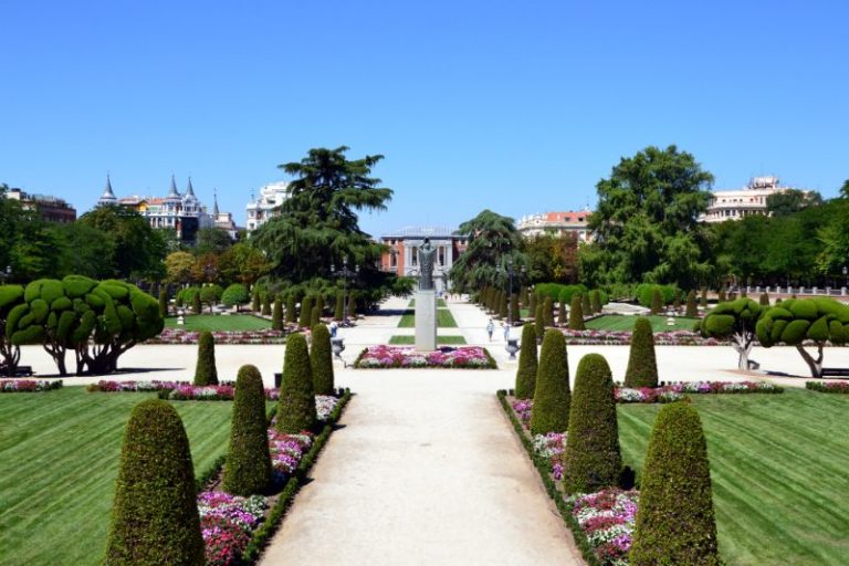 Parterre Retiro Park Madrid